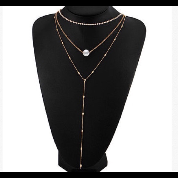 ❤️gorgeous multilayer statement necklace - Picture 6 of 8